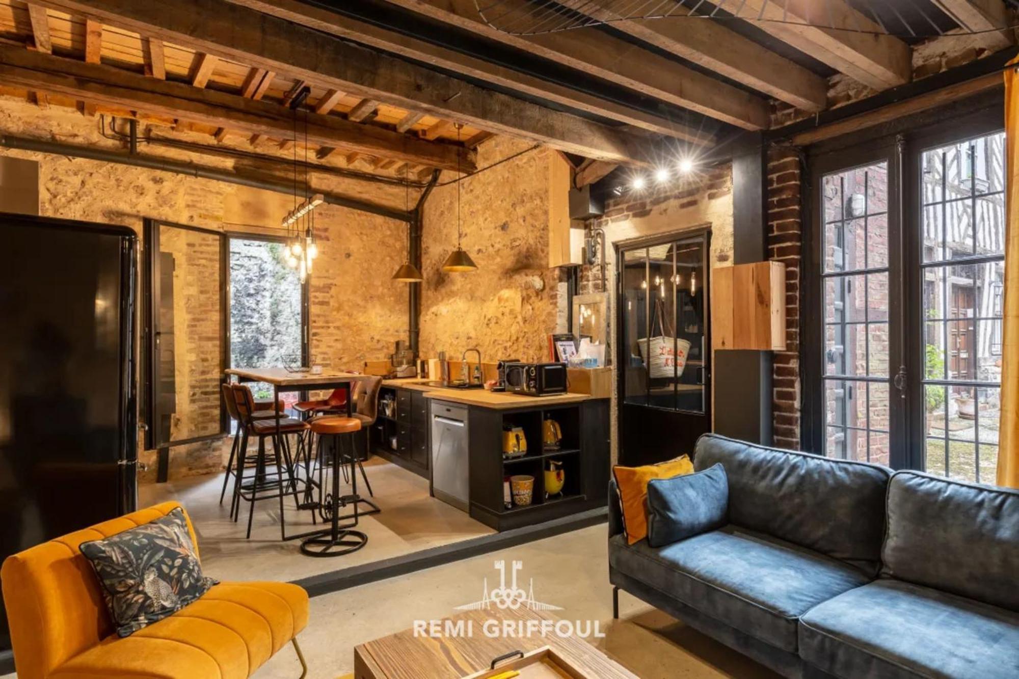 L'Atelier D'Elea 4 Terrace - Industrial-Chic In The Heart Of Honfleur Villa Exterior photo